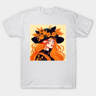 Autumn magic witch T-Shirt